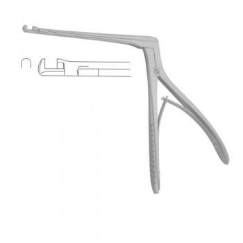 Hajek-Kofler Sphenoid Punch Up Cutting Stainless Steel, 14 cm - 5 1/2" Bite size 3.5 x 3.5 mm
